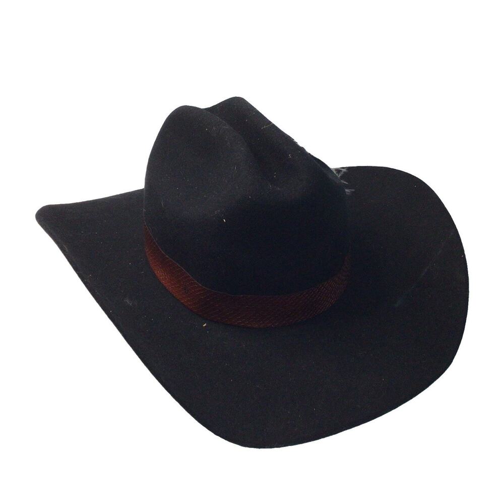 Charlie 1 Horse Saddle Up Lainey Wilson Cowboy Hat Black Size Large Feather Band
